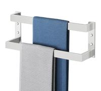 Alise Double Towel Bar, Stainless Steel Towel Racks for Bathroom Wall Mounted, Double-Layer Bathroom Towel Holder, Space Saving Towel Rod, Brushed Nickel, 16"