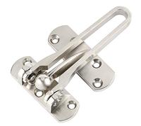 Alise Swing Bar Door Lock,Door Lock for Front Doors and Inside Doors,Security Latch for Kids Safety Home Security, Hotel Latch Lock,Front Door Child Lock,Brushed