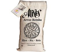 Alises - 1 Kg Paella Rice Bomba - Spanish Premium White Rice - Arroz redondo bomba
