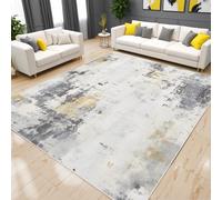 Alishomtll Living Room Area Rugs 200x290cm Anti-Slip Soft Faux Wool Modern Rugs for Bedroom Washable Large Easy Clean Carpets Durable Floor Carpets Runner for Kids Room Hotel Home Grey