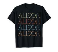 Alison First Name Tshirt My Personalized Tee Named T-Shirt
