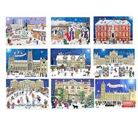 Alison Gardiner All 9 design Advent Cards - 9 individual advent cards- one each of all 9 designs