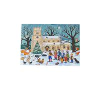 Alison Gardiner Famous Illustrator Unique Advent Christmas Calendar Card 'Winter Wildlife' - Made in England