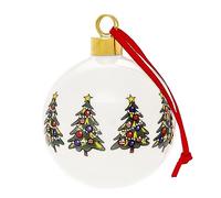 Alison Gardiner Fine Bone China 6 Centimetre Christmas Tree Bauble (Christmas Trees)