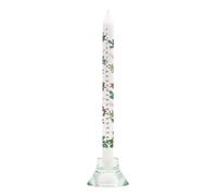 Alison Gardiner Holly and The Ivy Advent Taper Candle - Unscented Wax Christmas Countdown Candle, 10hr Burn Time, Festive Design, Handmade in England - Table Centrepiece
