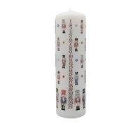 Alison Gardiner Nutcracker Large Christmas Countdown Advent Pillar Wax Candle 70 Hour Burn Time