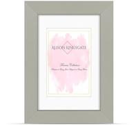 Alison Kingsgate 10x8 Light Grey Picture Frame with Mount for 8X6 Photos