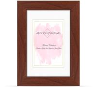 Alison Kingsgate 12X10 Rose Wood Picture Frame with Mount for 10X8 Photos