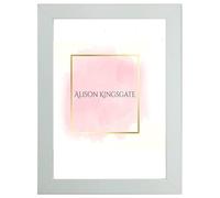 Alison Kingsgate 19x13 Light Grey Photo Frame - Engineered Wood Picture Frame with Shatterproof Perspex Front - Ideal for Certificates & Artwork - Wall Hanging - Multiple Sizes & Colors Available