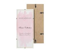Alison Kingsgate 20X5 Clip Frames Frameless Picture Frame with Shatter-Resistant Perspex & Sturdy MDF Back Borderless Clip Photo Frame for Posters, Certificates, Art & Wall Decor