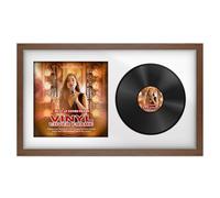 Alison Kingsgate 30x17 Walnut Vinyl Record Frame for LP & Album