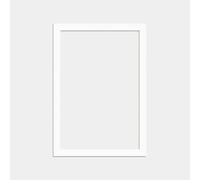 Alison Kingsgate 35.5X27.9CM White Picture Mounts for 28X21.7CM Aperture - Precision Cut Cardboard Photo Mounts - Ideal for Posters, Prints & Certificates