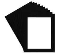 Alison Kingsgate 40X50CM Black Picture Mount - 40X30CM Aperture - Pack 10