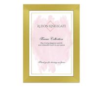 Alison Kingsgate 50X40CM Gold Photo Frame - Engineered Wood Picture Frame with Shatter Perspex Front - Ideal for Certificates & Artwork - Wall Hanging
