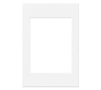 Alison Kingsgate 6X4 White Picture Mount for frames - 4X3 Size Aperture