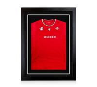 Alison Kingsgate 70×50cm Juniors Football Shirt Frame-3D Deep Box Sports Shirt Display with Black Mount 34x50 cm Window for Football, Cricket or Marathon Jersay-DIY Kit Mount & Perspex-Matte Black