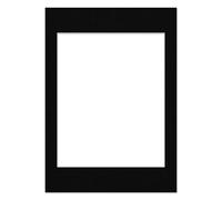 Alison Kingsgate 70X50CM Black Picture Mount for frames - 40X50CM Aperture