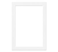 Alison Kingsgate 70x50CM White Picture Mounts for 64X44CM Aperture - Precision Cut Cardboard Photo Mounts - Ideal for Posters, Prints & Certificates