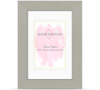 Alison Kingsgate 7x5 Light Grey Picture Frame with Mount for 6X4 Photos