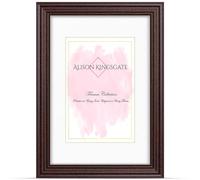 Alison Kingsgate 7x5 Rose Wood Picture Frame with Mount for 6x4 Photos