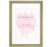 Alison Kingsgate A1 Gold Picture Frame with Mount for A2 Photos