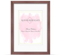 Alison Kingsgate A1 Rose Wood Picture Frame with Mount for A2 Photos