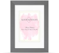 Alison Kingsgate A3 Dark Grey Picture Frame with Mount for A4 Photos