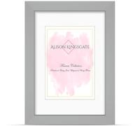 Alison Kingsgate A3 Light Grey Picture Frame with Mount for A4 Photos