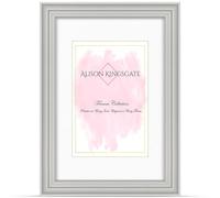 Alison Kingsgate A4 Light Grey Picture Frame with Mount for A5 Photos