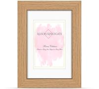 Alison Kingsgate A4 Oak Picture Frame with Mount for A5 Photos