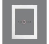 Alison Kingsgate A4 White Picture Mounts for 9x6 Aperture-Precision Cut Cardboard Photo Mounts with Aperture-Ideal for Posters, Prints & Certificates - Multiple Sizes & Colors Available