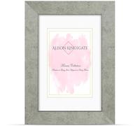 Alison Kingsgate A5 Grey Marble Picture Frame with Mount for A6 Photos