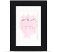 Alison Kingsgate A5 Matte Black Picture Frame with Mount for A6 Photos