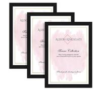 Alison Kingsgate Black Picture Frame for Photo 70X50CM - Pack of 3