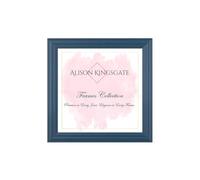 Alison Kingsgate Classic 5x5 Navy Blue Picture Frame - Handmade Elegance Photo Frame with Perspex Sheet & Wall Hooks, Navy Blue Frames Perfect for Your Cherished Memories