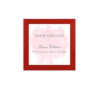 Alison Kingsgate Classic 8x8 Red Picture Frame - Handmade Elegance Photo Frame with Perspex Sheet & Wall Hooks, Red Frames Perfect for Your Cherished Memories