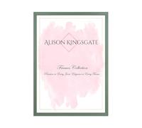 Alison Kingsgate Classic A1 GREEN Photo Frame-Engineered Wood Picture Frames with Shatterproof Perspex - Ideal for Certificates & Artwork-Wall Mount or Tabletop - Multiple Sizes & Colours Available
