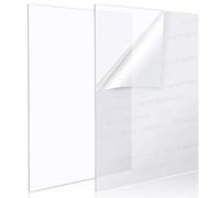 Alison Kingsgate Clear Acrylic Sheet 50x70cm - 1.2mm Transparent Sheets for Picture Frame 50 x 70 CM (19.7" x 27.6") Acrylic Perspex Replacement Sheet, Display Projects, Painting