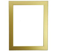 Alison Kingsgate Gold A4 Frame In Size 29.7x21cm - Gold A4 Picture Frame With Clear Perspex Sheet & Wall Mounting Hooks - A4 Photo Frame to Display Portrait or Landscape - A4 Gold Frame (Gold)