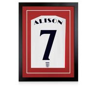 Alison Kingsgate M/Black 80X60CM Football Shirt Frame With Crimson Mount