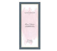 Alison Kingsgate Modern 100x50CM Navy Blue Photo Frame-Engineered Wood Picture Frames with Shatterproof Perspex - Ideal for Certificates -Wall Mount or Tabletop - Multiple Sizes & Colours Available