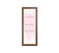 Alison Kingsgate Modern 100X50CM Walnut Picture Frames- Engineered Wood Photo Frame with Shatterproof Perspex Front- Ideal for Posters, Certificates & Artwork- Wall Mount or Tabletop Display