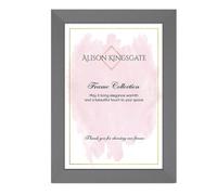 Alison Kingsgate Modern 40X30CM Dark Grey- Photo Frame-Engineered Wood Picture Frames with Shatterproof Perspex - Ideal for Certificates -Wall Mount or Tabletop - Multiple Sizes & Colours Available