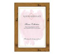 Alison Kingsgate Modern 50X40CM Rustic Oak Picture Frame - Engineered Wood Photo Frame with Shatterproof Perspex Front - Ideal for Posters, Certificates & Artwork - Wall Mount or Tabletop Display