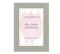 Alison Kingsgate Modern 6X4 Light Grey Picture Frame for Photos,Certificate