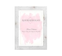 Alison Kingsgate Modern 8X6 White Oak Photo Frame-Engineered Wood Picture Frames with Shatterproof Perspex - Ideal for Certificates -Wall Mount or Tabletop - Multiple Sizes & Colours Available