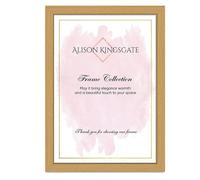 Alison Kingsgate Modern A0 Country Pine Picture Frames - Engineered Wood Photo Frame with Shatterproof Perspex Front - Ideal for Posters, Certificates & Artwork - Wall Mount or Tabletop Display