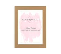 Alison Kingsgate Modern A4 Country Pine- Picture Frame - Engineered Wood Photo Frame with Shatterproof Perspex Front - Ideal for Posters, Certificates & Artwork - Wall Mount or Tabletop Display