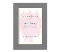 Alison Kingsgate Modern Dark Grey 12X8 Picture Frame for Photos