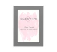Alison Kingsgate Modern Dark Grey A4 Picture Frame for Photos, Certificates